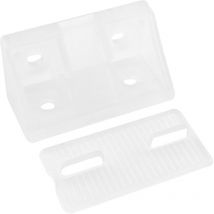 EBB - Schrankverbinder Universal, 21 x 21 x 44 mm, Kunststoff transparent