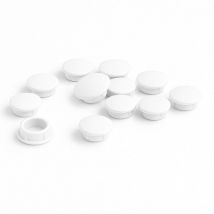 Schraubenabdeckung weiß Ø6mm – 10er-Pack