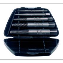 Bahco Schraubenausdreher-Set 5-teilig – Für Schrauben M4 bis M18 – Chrom-Vanadium – Praktische Kunststoff-Kassette