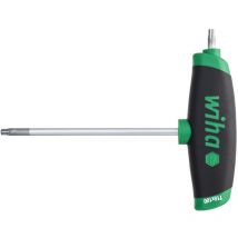 Wiha - Stiftschlüssel mit Quergriff ComfortGrip torx mit Seitenabtrieb mattverchromt T25 (45449)