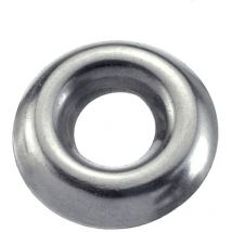 Schraubenrosetten 11,0 x 4 mm, 30 Stück, Edelstahl Schraubenrosetten