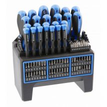 Schraubenzieher Set Bitsatz 114-teilig Högert HT1S099 XXL Werkzeugset Wandhalter