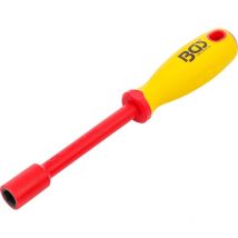 Bgs Technic - Vde-steckschlüssel-schraubendreher Sechskant Sw 12 Mm Klingenlänge 125 Mm