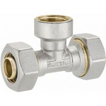 Schraubfitting, Klemmverschraubung für Aluverbundrohr T-Stück 'innen' 20 x 3/4' x 20