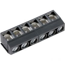 PTR - Hartmann 50500070184G Schraubklemmblock 1.50 mm² Polzahl 7 Grau 1 St.