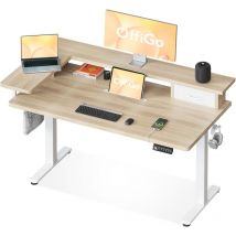 Schreibtisch Höhenverstellbar Maple 120x60cm Offigo