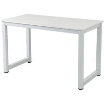 Schreibtisch Mit Großer Tischplatte, Stabiler Bürotisch Modern, Vielseitiger Arbeits- Und Konferenztisch, Computertisch Esstisch Beistelltisch, 