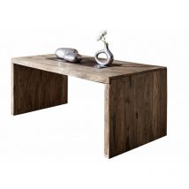Schreibtisch Sheesham 178x90x78 Grau Geölt Nature Grey 711
