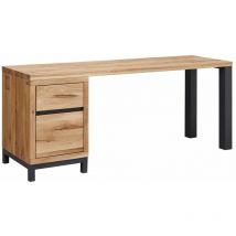 Schreibtisch Wildeiche 180x55x76 natur geölt villanders 144