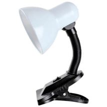Schreibtischlampe mit Klemme Saidu E27 Weiß