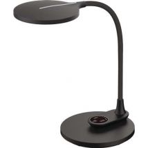 Schreibtischleuchte Horizon ABS,Silik.schwarz H.390mm Standfuß+Wandmontage