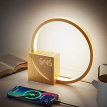 Schreibtisch/nachtlampe - Evozen - Led 4 In 1 - Lichtwecker - Usb-ladevorgang - Natürliche Klänge