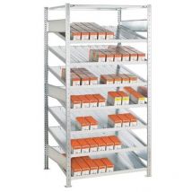 Schrägbodenregal 2000x1000x800mm Grundfeld