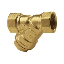 Messingfilter mit Edelstahlsieb Y-Buchse - Buchse 15x21