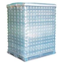 Schrumpfhaube Maße 1250+850x1600mm S.100μ Pe Transparent Seitenfalte Transpak