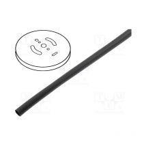 Schrumpfschlauch 4,8mm schwarz (75m)