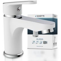 Schütte - alaska Waschtischarmatur, Weiß/Chrom