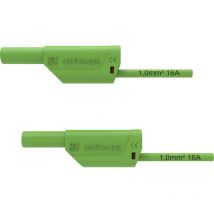 Schützinger - vsfk 8500 / 1 / 100 / gn Sicherheits-Messleitung 4 mm-Stecker 4 mm-Stecker 100.00 cm Grü