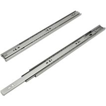Schubladenschienen Rollenführung Schiene Schubladenauszug Schubladen Kugelführung Selbsteinzug Vollauszug Länge 550mm 1Paar