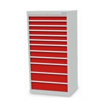 Schubladenschrank, Tiefe 500 mm, r 24-16, Schubladenanzahl: 12 Maße in mm (BxTxH): 680 x 500 x 1319