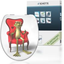 Duroplast WC-Sitz frog king, mit Absenkautomatik