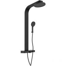 Schütte - Overhead Shower Set with Thermostatic Tray samoa rain Matte Black