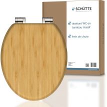 Schütte - Abattant wc en Bambou massif bamboo avec frein de chute
