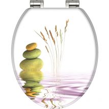 Schütte - Siège de toilette avec fermeture en douceur balance mdf