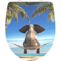Schütte - Siège de toilette avec fermeture en douceur happy elephant