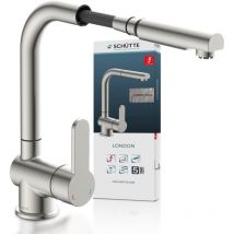 Kirchhoff Spültischarmatur nd london Edelstahloptik - Schütte