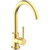 Küchenarmatur mit rundem Auslauf cornwall Mattgold Schütte
