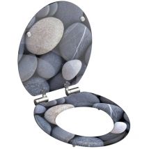Kirchhoff - mdf WC-Sitz grey stones mit Absenkautomatik - 80130