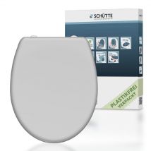 Duroplast WC-Sitz grey, mit Absenkautomatik und Schnellverschluss