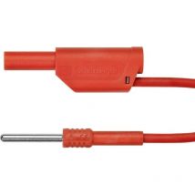 Al 8323 / 1 / 100 / Rt Adapterleitung Stecker 4 Mm Stecker 4 Mm Rot 1 St. - Schützinger