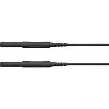 Hspl 8568 / AWG16 / 100 / sw Puntali di sicurezza Spina 4 mm Spina 4 mm Nero 1 pz. - Schützinger