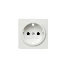 BJC - Schuko couvrir la protection des enfants en blanc polaire Siemens Delta miro 5UH10732WH