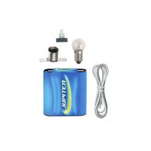Jupiter (324620) - School Electric Kit, Set für the School, 4.5V Batterie, 220V Schalter, Cable und Glühbirne.