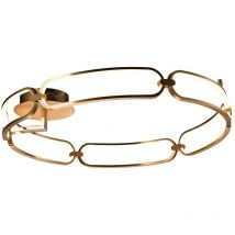 Schuller Colette - Semi Flush Ceiling Light Cylindrical, Rose Gold