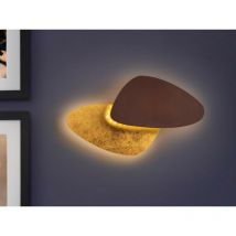 Schuller - Contra - Integrated led Wall Light, Rust, Golden Bread,