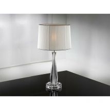 Schuller Lin - Lampada da tavolo Argento, E27