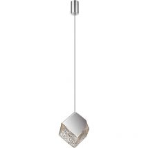 Schuller Priscila Integrated LED Pendant Ceiling Light Chrome, Textured G9