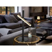 Schuller - Varas - Integrated led 2 Light Table Lamp Matt black, Gold