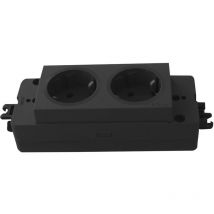 Evoline - Express Steckdosenleiste Steckose 2-fach Schukosteckdose 16A 3680 Watt