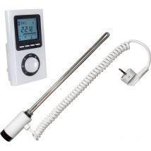 Zubehör Für Heizungen, Heizstab 5 - Mit Fernsteuerung Und Viele Funktionen, Spiralkabel, Schutzart Ipx5 Und Ip30, 300 Watt - Schulte