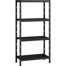 Schulte Regalwelt - SCHULTE Regalwelt Rayonnage emboîtable professionnel avec 4 tablettes, capacité de charge par niveau 120 kg, 195x100x35 cm