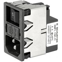 Schurter - KMF1.1191.11 KMF1.1191.11 Filtre antiparasite 250 v 10.00 a 0.40 mH (l x l x h) 50.00 x 30.00 x 47.50 mm 1 pc(