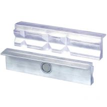 Schraubstockschutzbacke Typ p f.Backen-B.160mm Prismen Alu.1Paar/VE Heuer