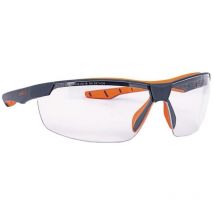 Schutzbrille Flexor Plus en 166 Fassung: dunkelgrau-orange Scheibe: klar Polycarbonat