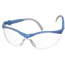 Masidef Schutzbrille – beschlagfrei, kratzfest – klare Kunststoffgläser – Universalgröße – Made in Germany