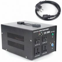 Senderpick - Convertisseur de tension 3000w transformateur à noyau annulaire convertisseur élévateur de tension 220 v à 110 v convertisseur de